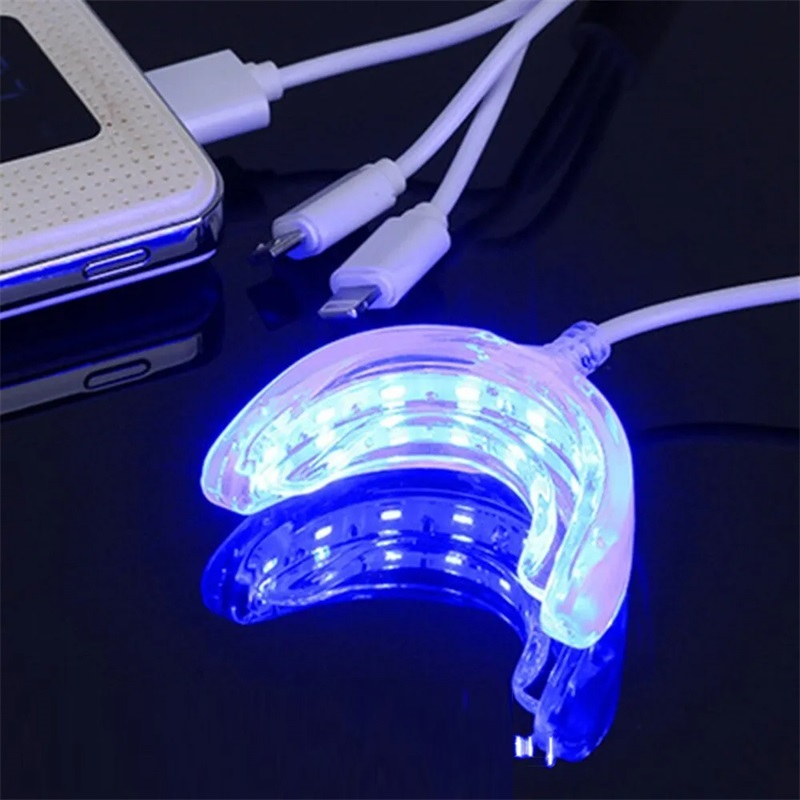 Teeth Whitening With Blue Light - ฟันไวท์เทนนิ่ง Accelerator สมาร์ท LED Blue Light