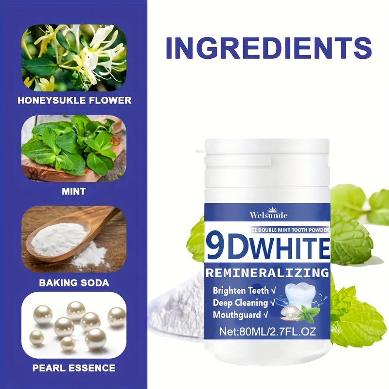 ผงฟันไฮโดรซีอะพาไทต์ 9D ไวท์ ร - Teeth Whitening Remedies บทวิจารณ์และราคา