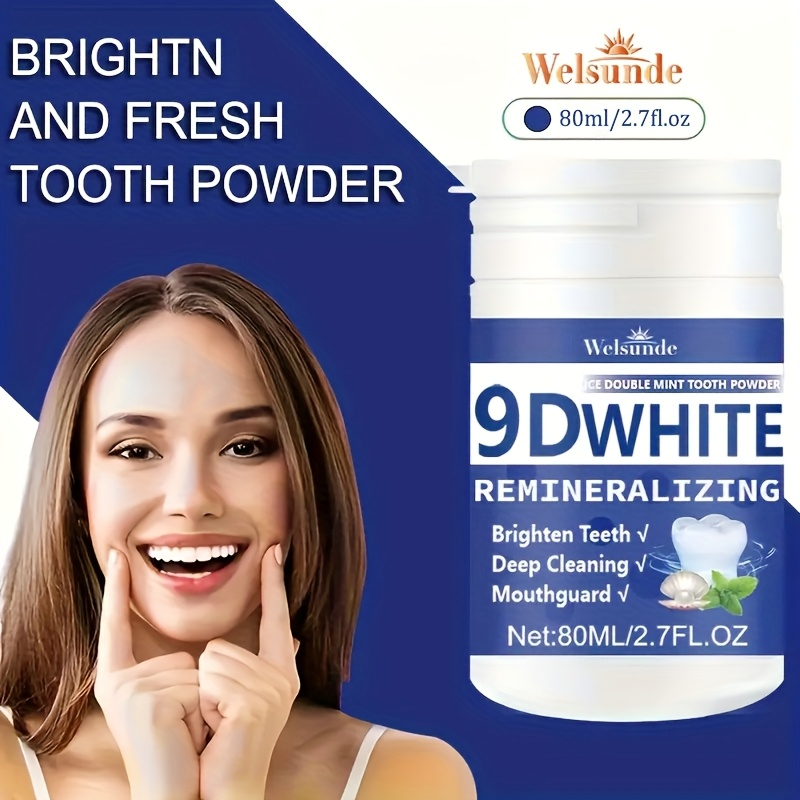 ผงฟันไฮโดรซีอะพาไทต์ 9D ไวท์ ร - Teeth Whitening Remedies บทวิจารณ์และราคา