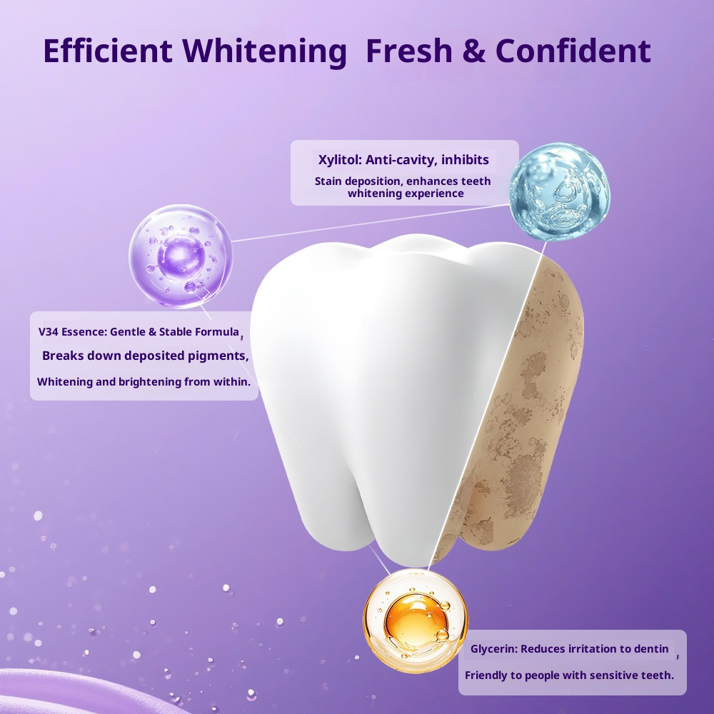 แผ่นฟอกสีฟันสีม่วง - ไม่ทำให้ฟ - Teeth Whitening In Office บทวิจารณ์และราคา