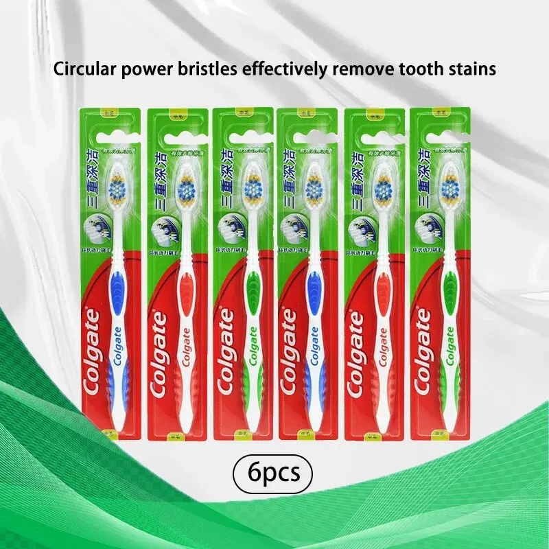 คอลเกต 6 ชิ้น แปรงสีฟันขนนุ่มส - Teeth Whitening In Office บทวิจารณ์และราคา