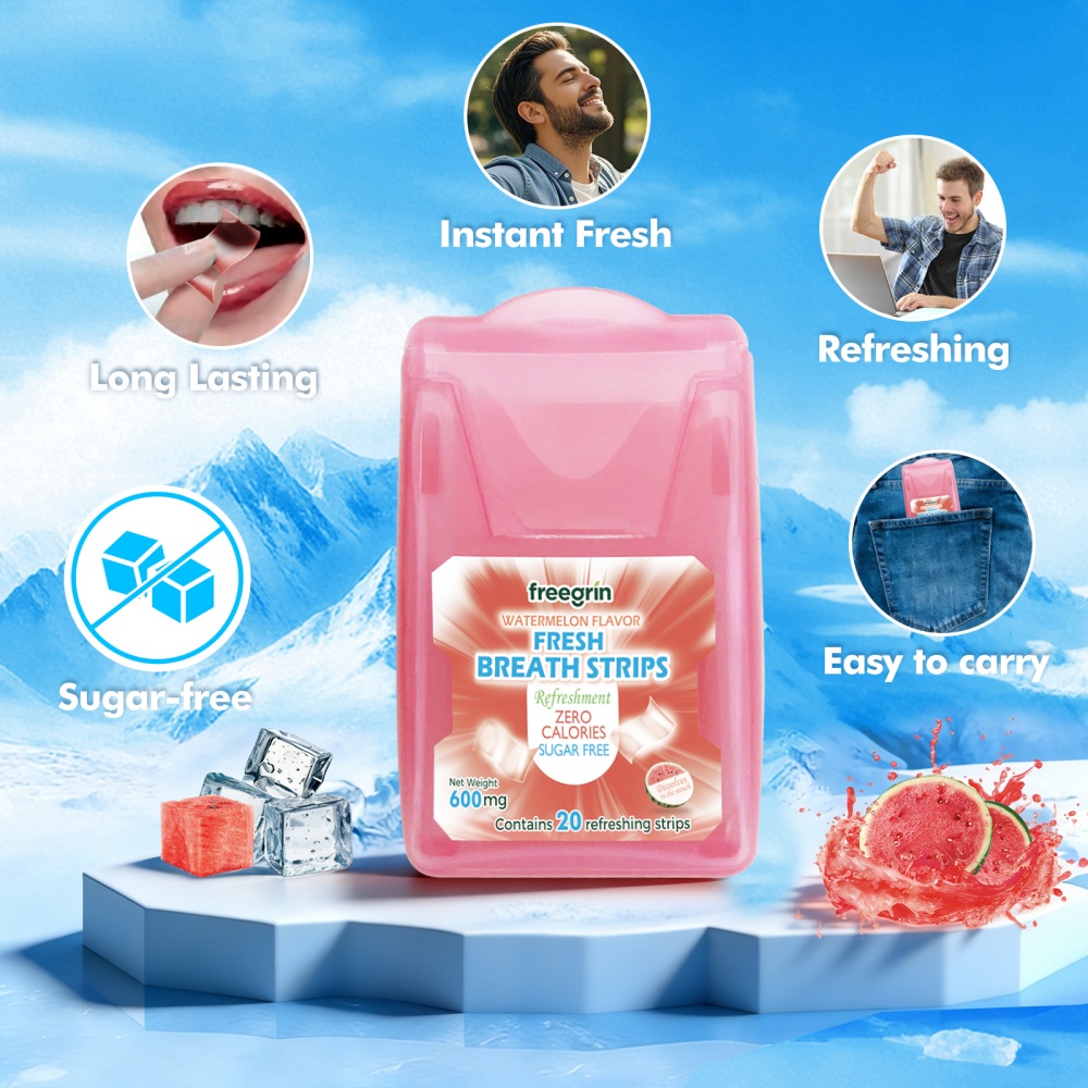 ฟรีกริน แผ่นอมดับกลิ่นปาก รสแต - Teeth Whitening In Office บทวิจารณ์และราคา