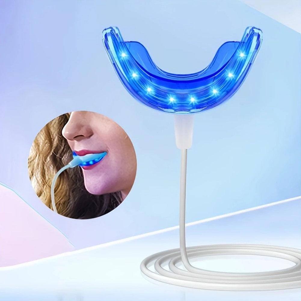 อุปกรณ์เร่งฟอกสีฟันอัจฉริยะ ไฟ - Teeth Whitening With Blue Light บทวิจารณ์และราคา