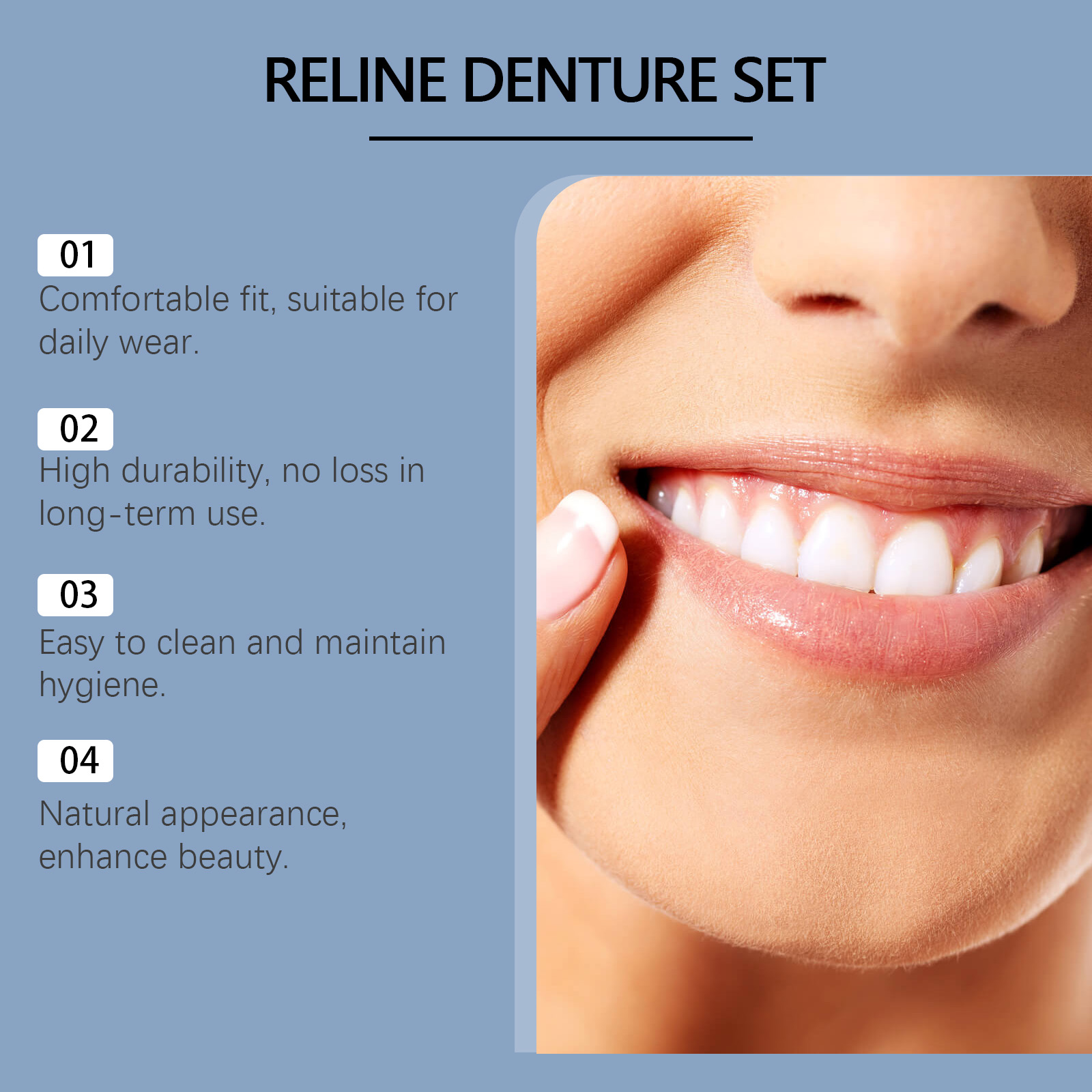 ฟันปลอม ฟันเทียม ฟันปลอมชั่วคร - Teeth Whitening Veneers บทวิจารณ์และราคา