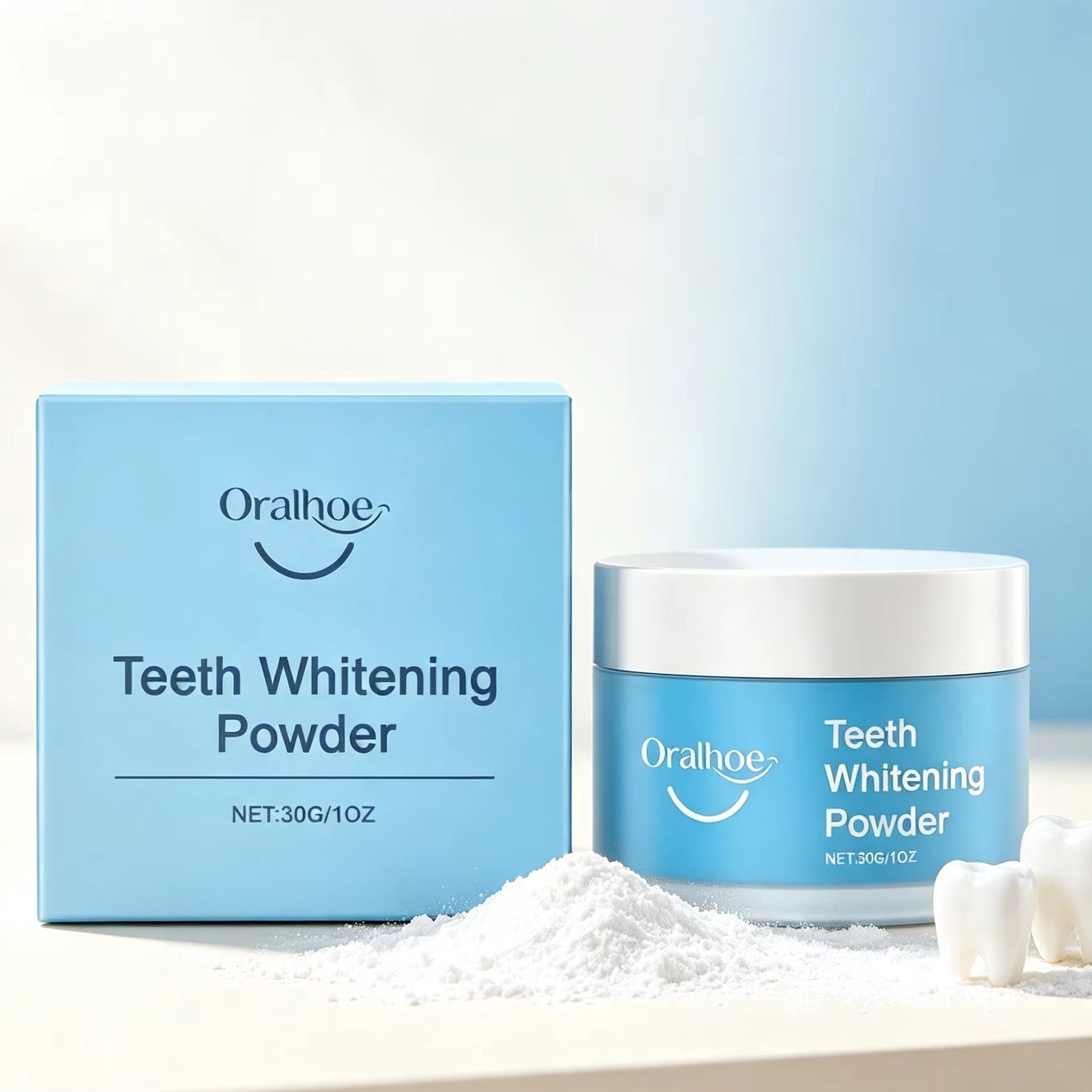 ผงแปรงฟัน Oralhoe สำหรับขจัดคร - Teeth Whitening Remedies บทวิจารณ์และราคา