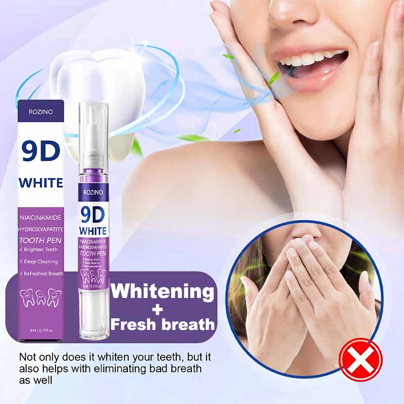 ROZINO 9D ปากกาฟอกฟันขาว ไนอะซ - Teeth Whitening Pen บทวิจารณ์และราคา
