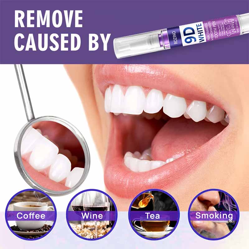 ROZINO 9D ปากกาฟอกฟันขาว ไนอะซ - Teeth Whitening Pen บทวิจารณ์และราคา