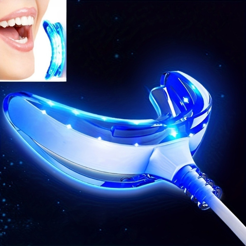 โคมไฟฟอกฟันขาว 3-in-1 แบบพกพา  - Teeth Whitening With Blue Light บทวิจารณ์และราคา