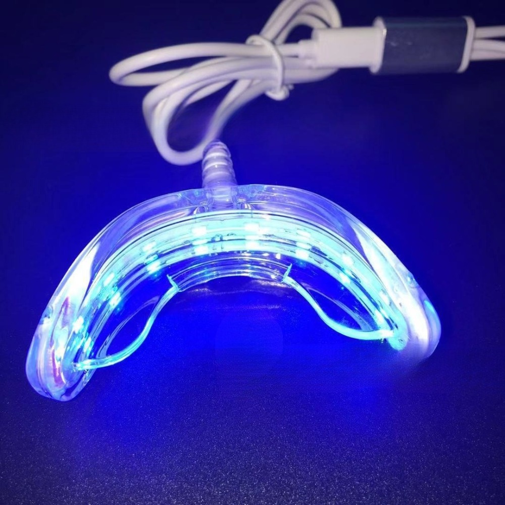 โคมไฟฟอกฟันขาว 3-in-1 แบบพกพา  - Teeth Whitening With Blue Light บทวิจารณ์และราคา
