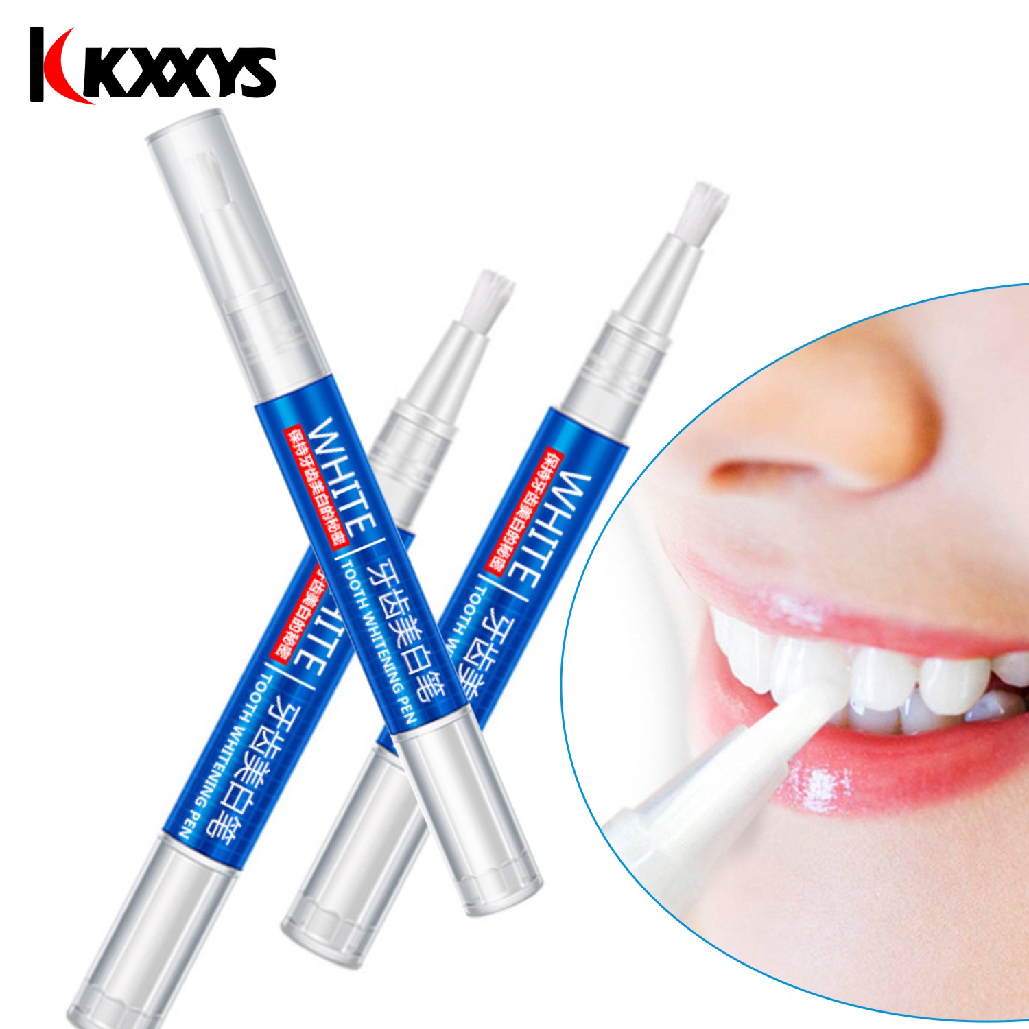 2Pcs * 3Ml ยอดนิยมฟันขาว White - Teeth Whitening Pen บทวิจารณ์และราคา