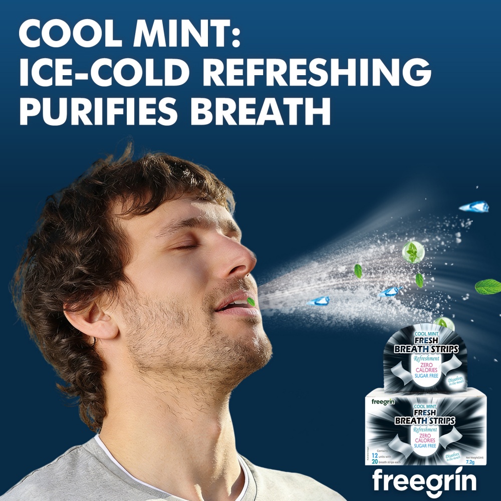 ฟรีกริน แผ่นอมละลายเร็ว รสคูลม - Teeth Whitening In Office บทวิจารณ์และราคา