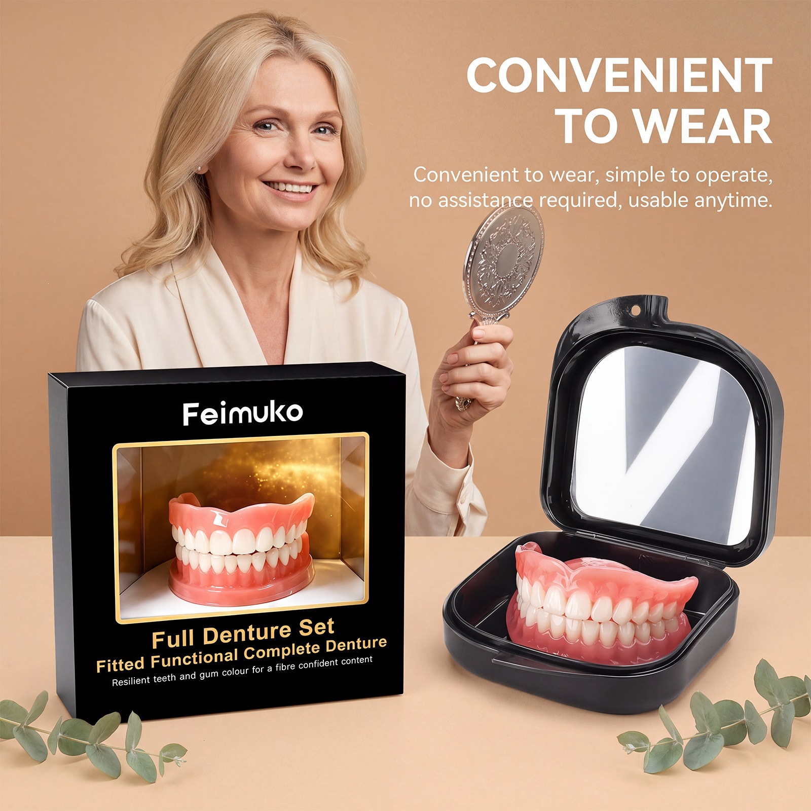 ฟันปลอมซิลิโคนเรซินแบบครอบสบาย - Teeth Whitening Veneers บทวิจารณ์และราคา