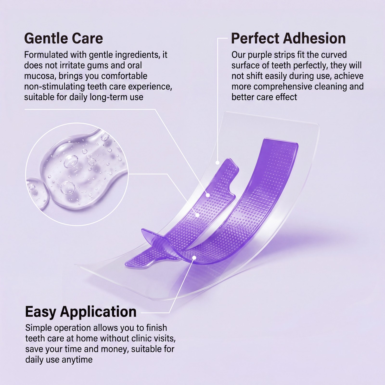 แถบฟอกสีฟันสีม่วง 7 ชิ้น การดู - Teeth Whitening Strips Permanent บทวิจารณ์และราคา