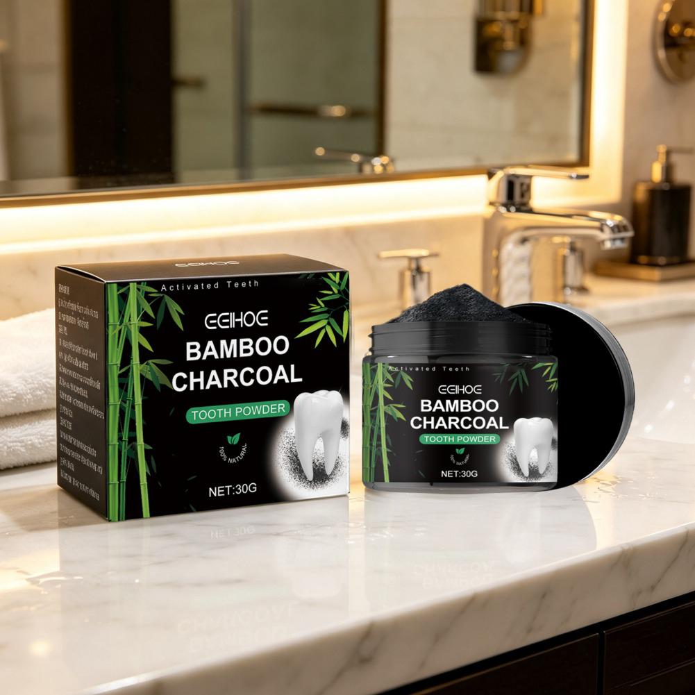 ผงฟอกฟันขาว, ผงทำความสะอาดฟันล - Teeth Whitening Charcoal Powder บทวิจารณ์และราคา