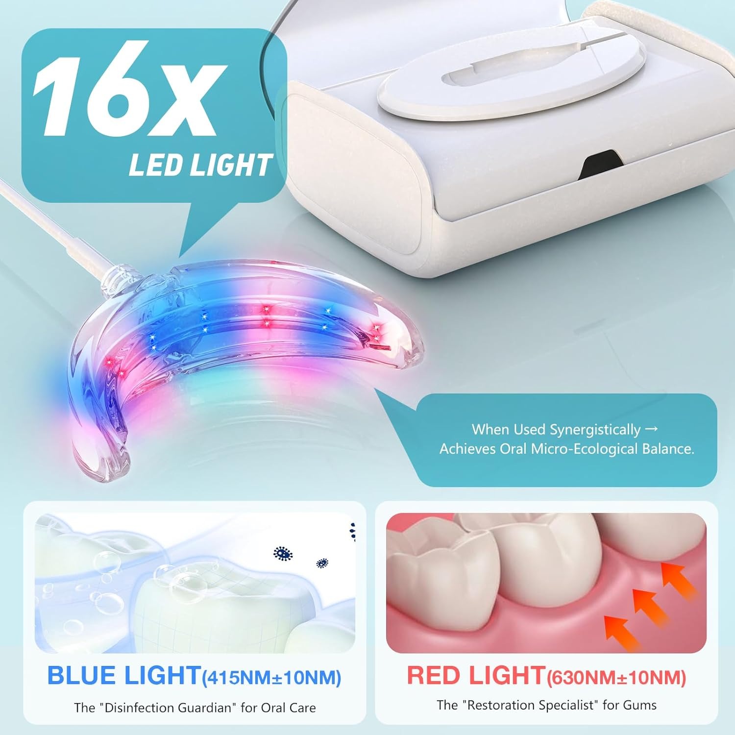 โคมไฟเร่งการฟอกฟันขาว แสงสีฟ้า - Teeth Whitening With Blue Light บทวิจารณ์และราคา