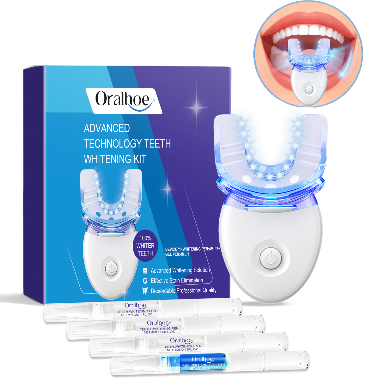 ชุดอุปกรณ์ฟอกสีฟันแบบมืออาชีพด - Teeth Whitening Remedies บทวิจารณ์และราคา